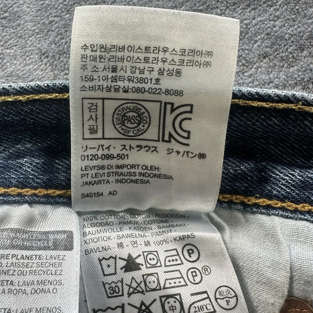 Levi's 501 Denim‎ Jeans Mens 42x30 Button Fly